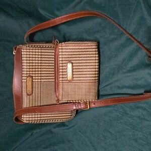 Polo Ralph Lauren Purse with matching makeup bag